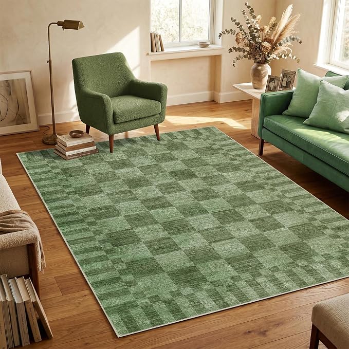 GarveeHome Checkered Rug 3x5 Area Rugs - Image 3