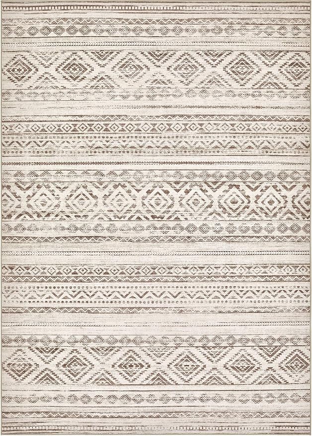 cotiled Boho 5x8 Area Rugs for Living Room: Soft Moroccan Washable Rug | Solve - Image 10