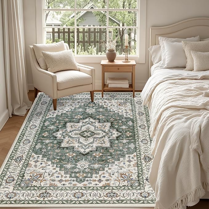 5x7 Area Rugs Living Room: Washable Rug - Image 4