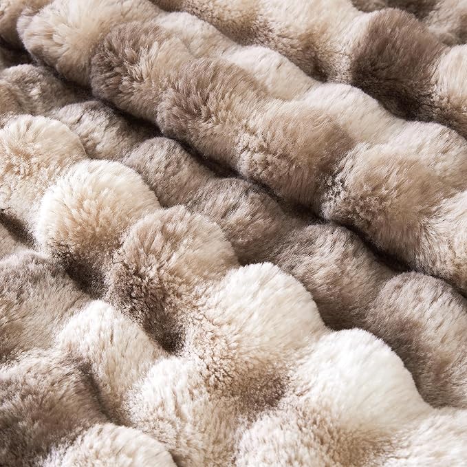 50x60 Inches Ultra-Soft Fuzzy Faux Fur Plush Throw Blanket - Image 6