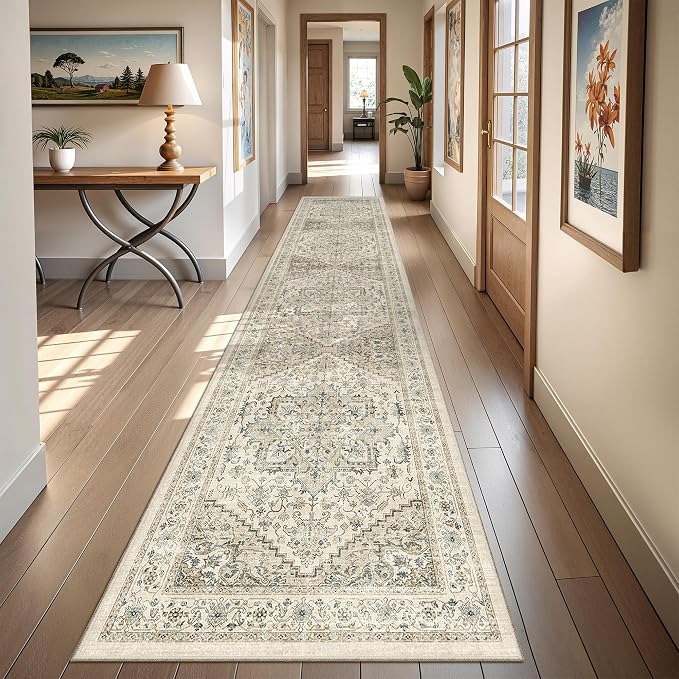 Runner Rug 2x10, Washable Rugs for Entryway Rug, Bathroom Bedroom - Image 3