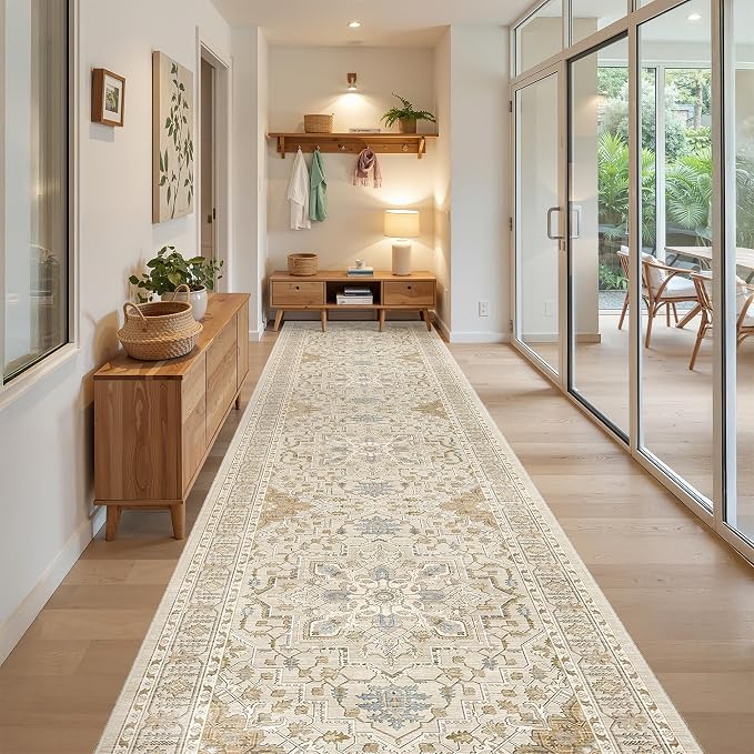Madane Hallway Runner Rug 3x14 Washable Kitchen Runners Long, Soft Thin - Image 2