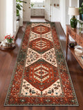 SERISSA 2'6"x10' Washable Non Slip Boho Runner Rug by SERISSAHomeDecorCollection