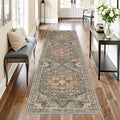Runner Rug 2x8 Runners for Hallways Washable Rugs, Non Slip Low Pile Soft by Restydon