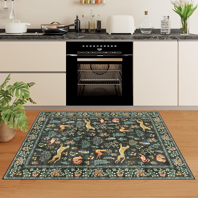 DUKINO 2x3 Rug, Animal Door Mat Washable Rug - Image 7