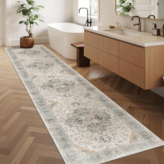 Madane Washable Runner Rugs 2x12 Long - Image 3