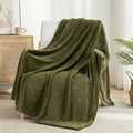 Exclusivo Mezcla Large Waffle Fleece Throw Blanket by ExclusivoMezcla
