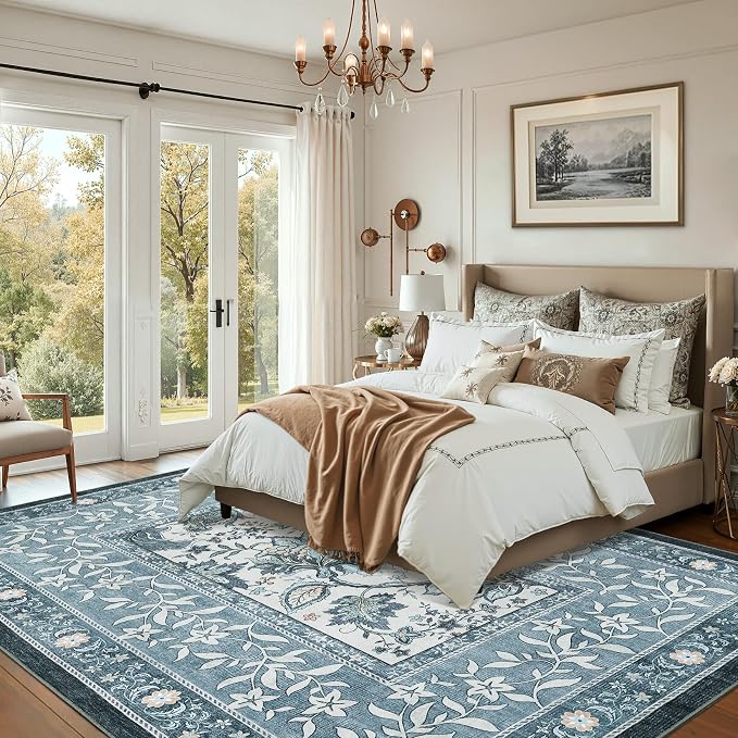 GarveeHome Provence 8x10 Area Rugs - Image 3