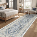3x10 Runner Rug Non Slip Washable Hallway Runner, Front Porch, Laundry Room by Restydon