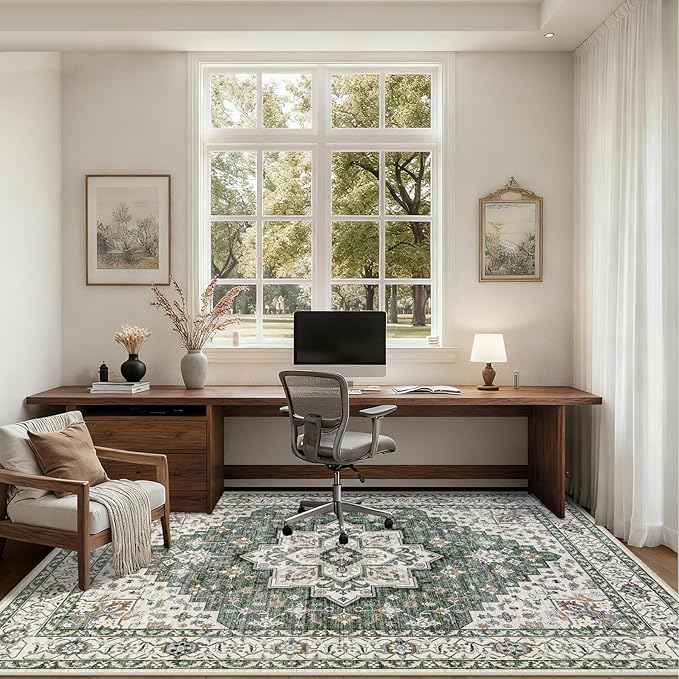 5x7 Area Rugs Living Room: Washable Rug - Image 6