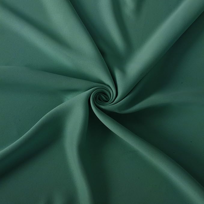 Blackout Curtains 52 x 45 inch/Green Curtains Set of 2 Panels/Thermal Insulated - Image 5