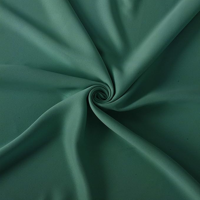 Green Blackout Curtains 34 x 84 Inch Length/Set of 2 Curtain Panels/Thermal - Image 5