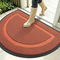 OLANLY Half Circle Front Door Mat Outside 35x23 All-Season Rubber Doormat | by OLANLY