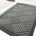 OLANLY Front Door Mat Outside Entrance 33x21, Waterproof Heavy-Duty Doormat | by OLANLY