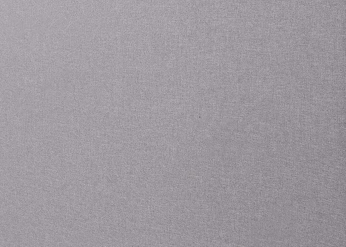 Crown Mark Erin Upholstered Panel Bed in Gray, Twin