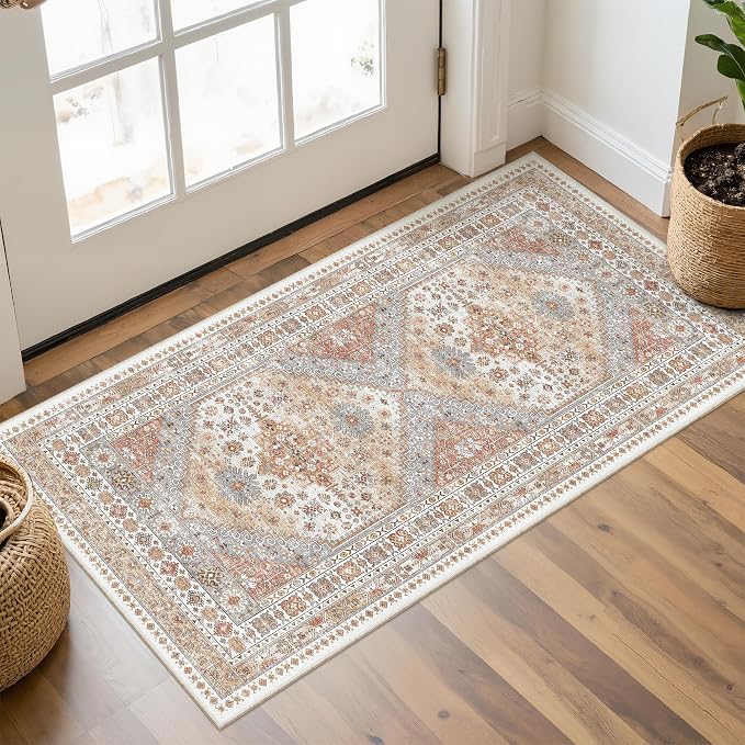 2x4 Washable Rug Runner for Bathroom, Entryway Rug, Hallway Runner for Bedroom - Image 5