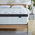 King Mattress, 14 Inch Innerspring Hybrid Mattress in a Box with Gel Memory Foam, Individually Wrapped Encased Coil Pocket Spring Mattresses, Pressure Relief, Medium Firm Support,76"*80"*14"