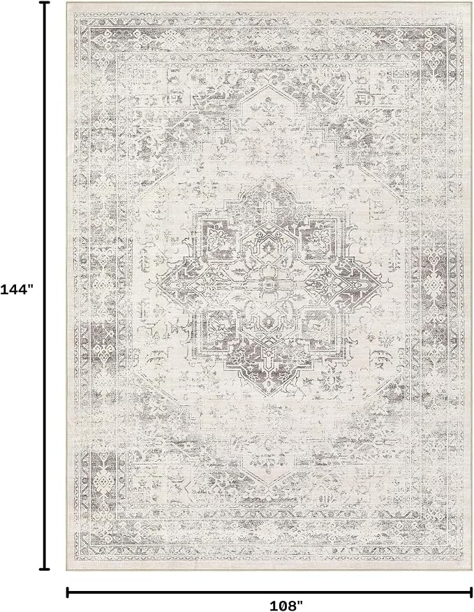 UERMEI 9x12 Area Rug Living Room Rugs - Image 2