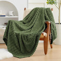 EXQ Home Gentle Soft Fleece Throw Blanket – Cozy Lightweight 3D Imitation by EXQHomeTexitleCoLtd
