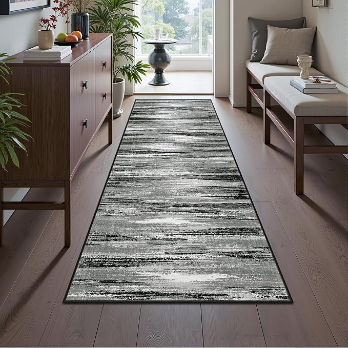 2x6 Runner Rug Non Slip, Washable Hallway Runner Rug, Nursery Room, Soft Runner by Restydon