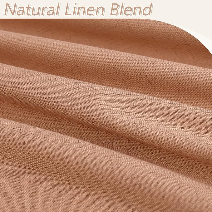 100% Blackout Curtains 102 Inch Length 2 Panels Set - Image 3