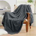 EXQ Home Gentle Soft Fleece Throw Blanket – Cozy Lightweight 3D Imitation by EXQHomeTexitleCoLtd