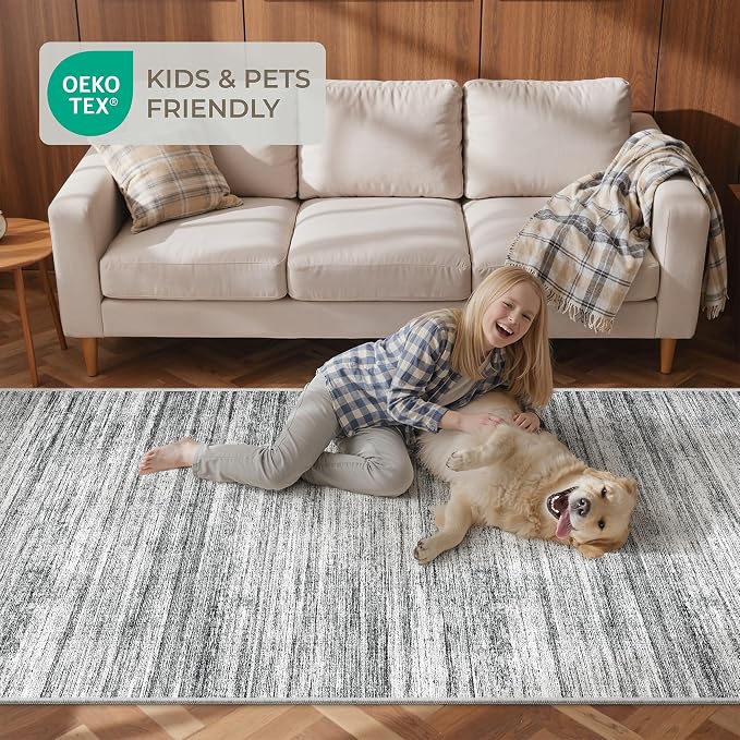 2x10 Runner Rug Non Slip, Washable Hallway Runner Rug, Laundry Room, Soft - Image 9