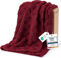 Bedsure GentleSoft Red Throw Blanket by Unknown