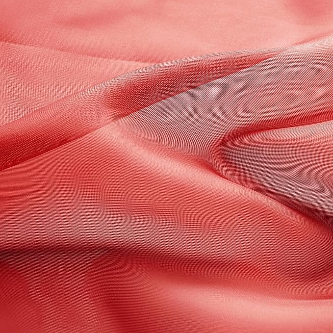 MIULEE Red Christmas Sheer Curtains 84 Inches Long 4 Panels 42 x 84 Inches | - Image 6