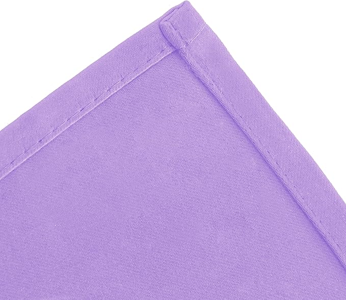 Lavender Blackout Curtains 66 x 63 Inch Length/Set of 2 Curtain Panels/Thermal - Image 8