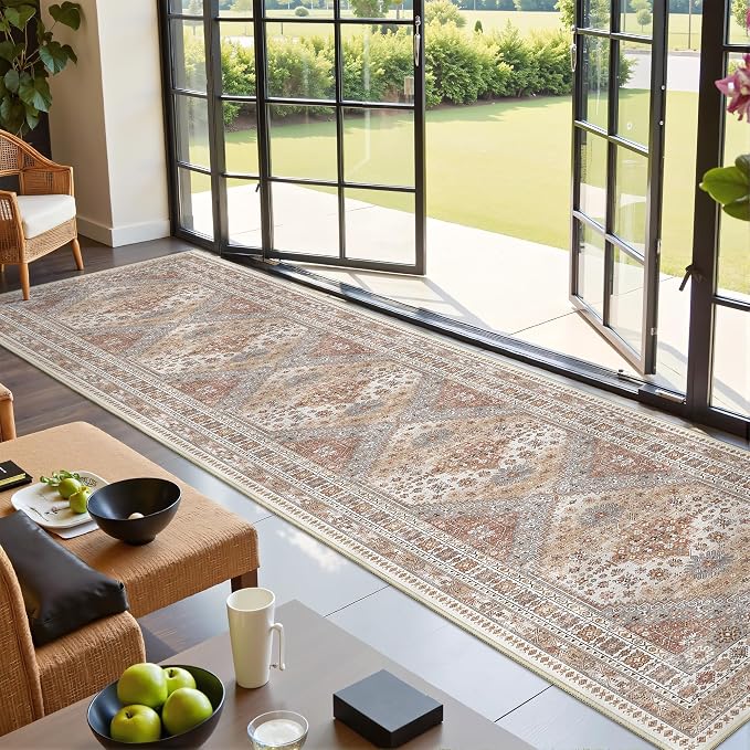 Runners for Hallway 12ft, Non-Slip Long Bathroom Rugs, Living Room, Soft - Image 4