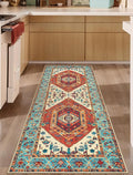 SERISSA 2x6 Washable Non Slip Boho Runner Rug by SERISSAHomeDecorCollection