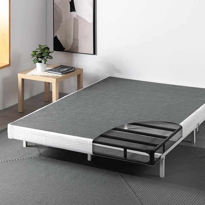 ZINUS 5 Inch King Metal Smart Box Spring with Quick Assembly, Mattress Foundation, Strong Metal Frame, Easy Assembly