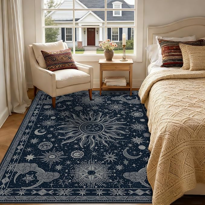 Vacuum-Friendly, 5x7 Washable Area Rug - Image 3