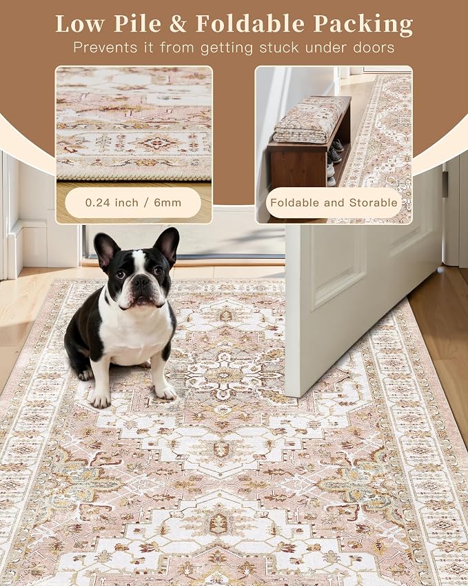 Madane Washable Runner Rugs 2x12 Long - Image 10