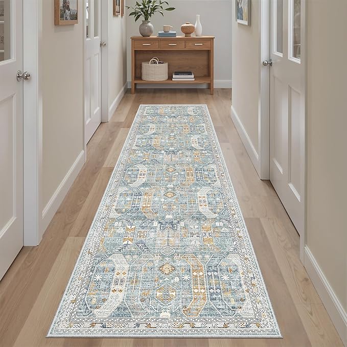 Madane Hallway Runner Rug 2x8 Washable Kitchen Rugs Non-Slip, Soft Ultra-Thin by Madane