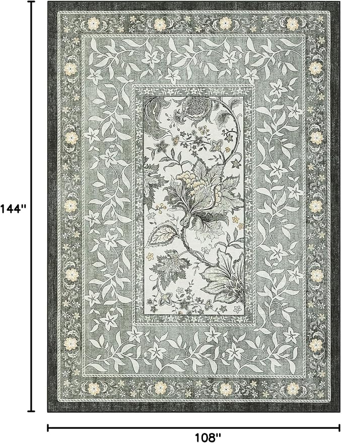 GarveeHome Provence9x12 Area Rug - Image 2