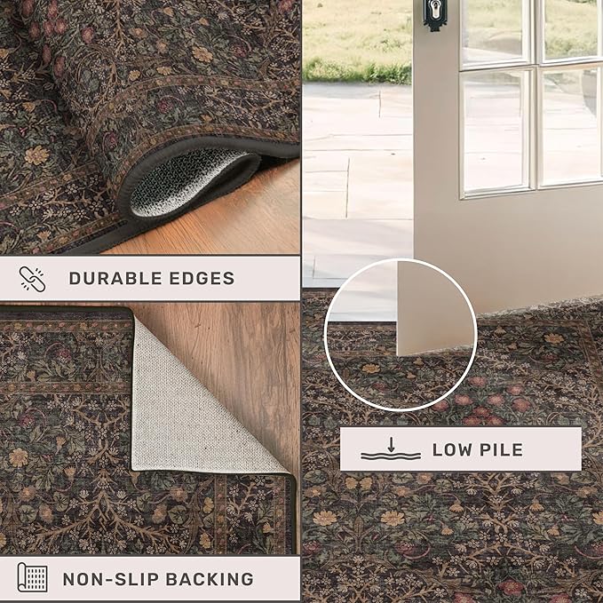 Washable 3x20 Extra Long Runner Rug - Image 4