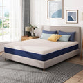 10 Inch Queen Size Mattress, Gel Cooling Memory Foam Mattress in A Box, Medium Firm Feel for Back Pain Relief, CertiPUR US Certified