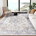 AMADA HOMEFURNISHING 5x7 Area Rugs, Washable Living Room Rug Low-Profile by AMADAHOMEFURNISHING