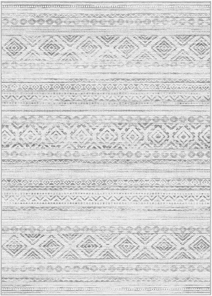 cotiled Boho 10x12 Area Rug for Living Room: Large Moroccan Washable Rug | - Image 9