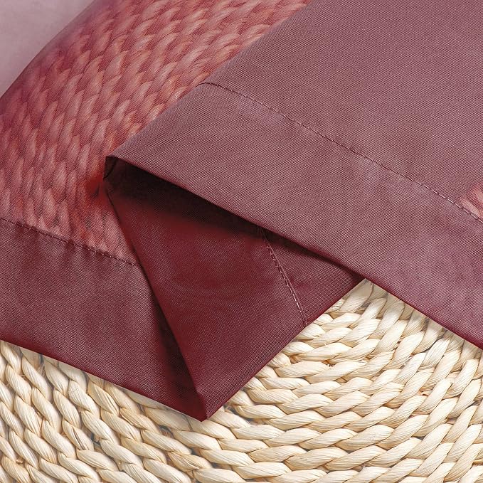 Sheer Curtains, Sheer Curtains 63 inch Length 2 Panels Set, Rod Pocket Voile - Image 6