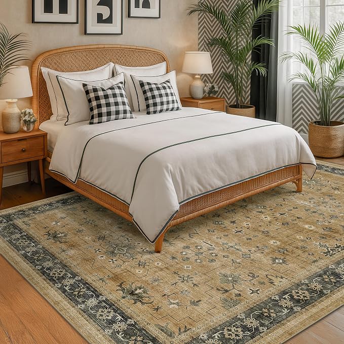 Boho Earth Tone 7x10 Living Room Rug - Image 3