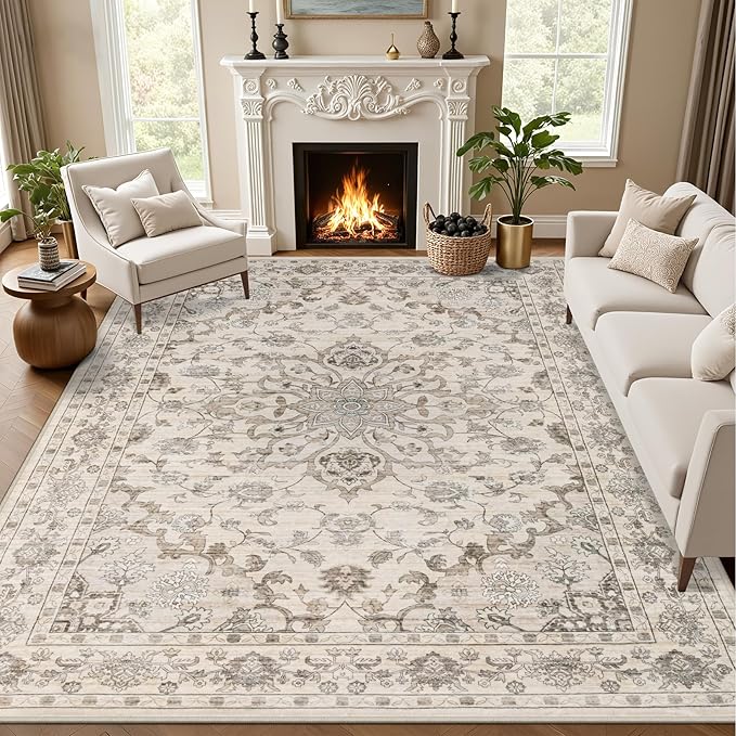 8x10 Area Rugs Living Room: Washable Rug by EXPEDIX