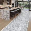 Soalmost Washable Hallway Runner Rug 3x18 Kitchen Entry Rugs Non-Slip, Foldable by Soalmost