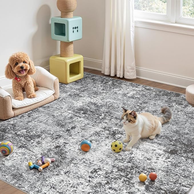 DMOYEST Square Area Rug Living Room Rugs - Image 4