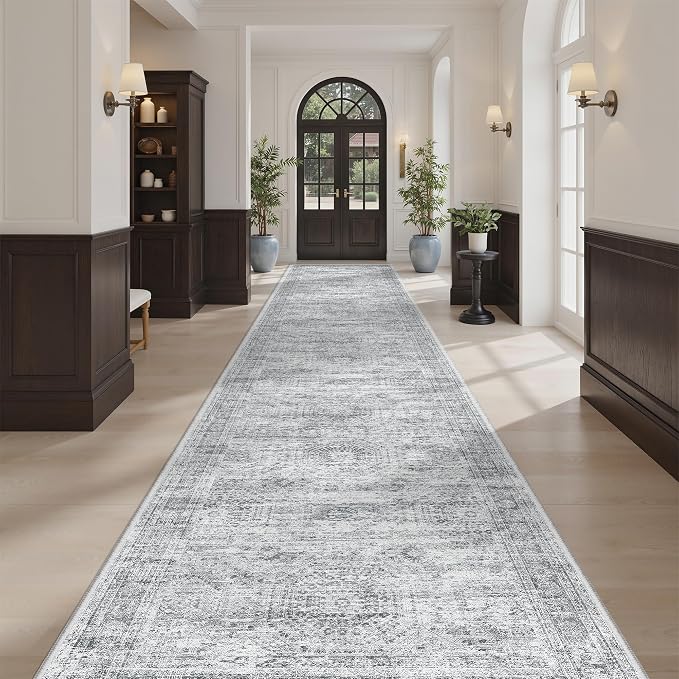 Soalmost Washable Hallway Runner Rug 3x14 Kitchen Entry Rugs Non-Slip, Foldable - Image 4