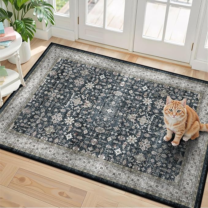 Small Rugs for Entryway Door Mat 2x3 for Kitchen Bathroom | Non Slip;Machine - Image 5