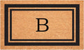 Calloway Mills 152962436B Black Border 24" x 36" Monogram Doormat by Callowaymills