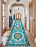 SERISSA 2'6"x16' Washable Non Slip Boho Runner Rug by SERISSAHomeDecorCollection